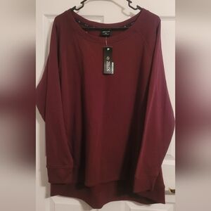 ZELOS Women's Maroon Long Sleeve